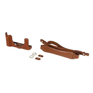 SmallRig 6275 Leather Half Case Kit For Panasonic LUMIX L10. Brown