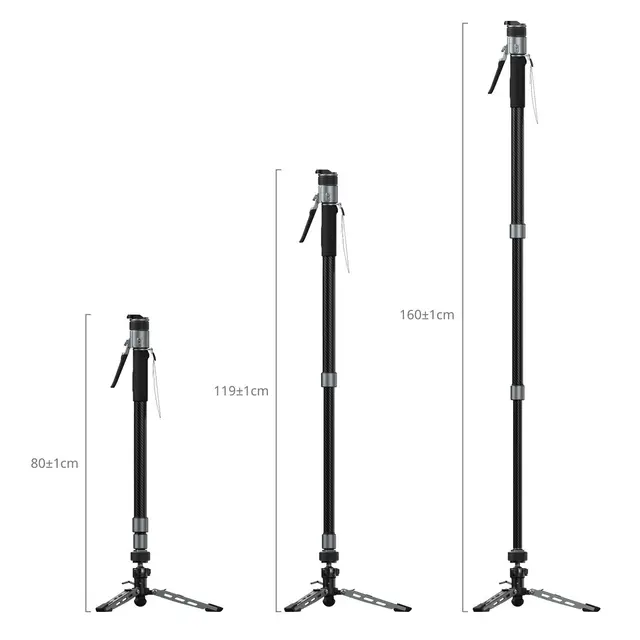 SmallRig 6283 x Potato Jet TRIBEX PRO X-Clutch Hydraulic Monopod. Standard 