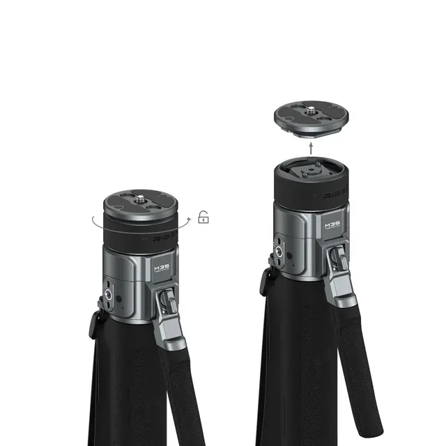 SmallRig 6283 x Potato Jet TRIBEX PRO X-Clutch Hydraulic Monopod. Standard 