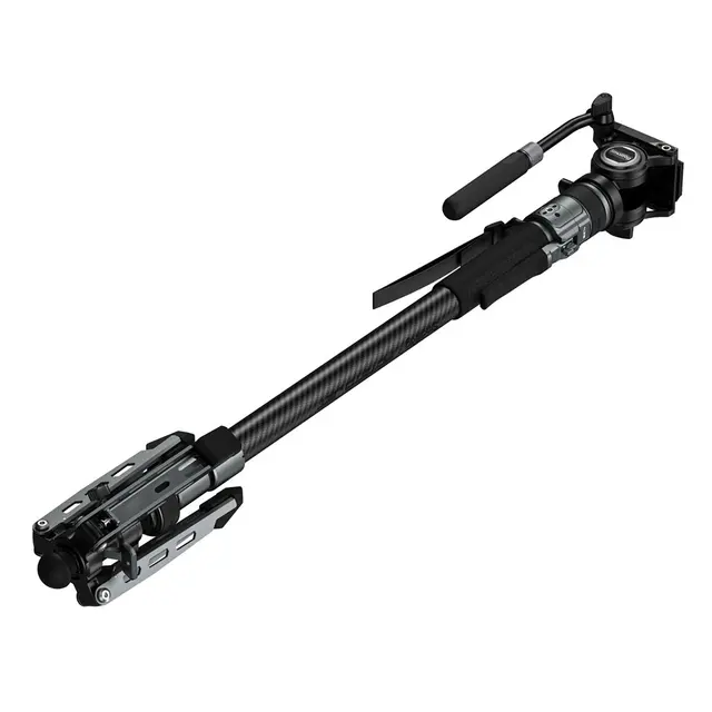 SmallRig 6286 x Potato Jet TRIBEX PRO X-Clutch Hydraulic Monopod. Video 