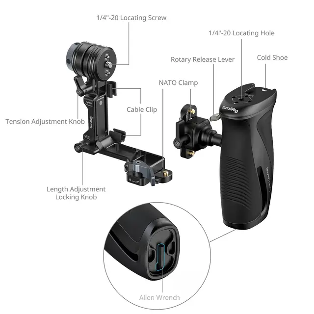 SmallRig 6316 Support Kit For Vertical Shooting 