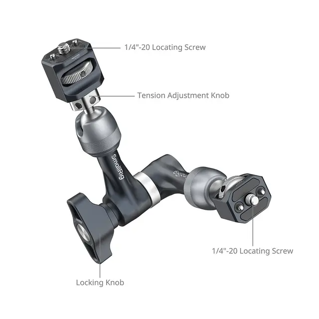 SmallRig 6317 Magic Arm Support With 1/4"-20 Locating Screw 