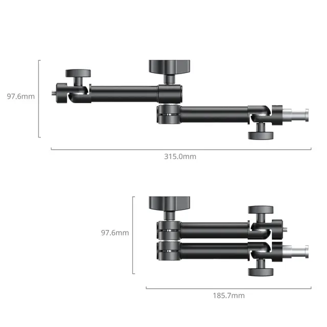 SmallRig 6324 12" Rosette Magic Arm Supp 