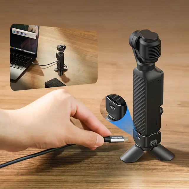SmallRig 6361 Mini Desktop QR Tripod With USB-C for DJI Osmo Pocket 4P/4 /3 