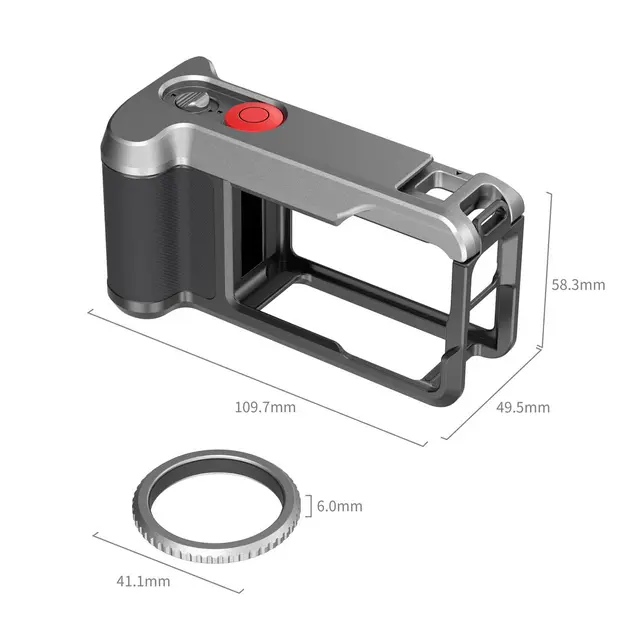 SmallRig 6371 Street Photography Cage For DJI Osmo Action 5 Pro / 4 / 3 