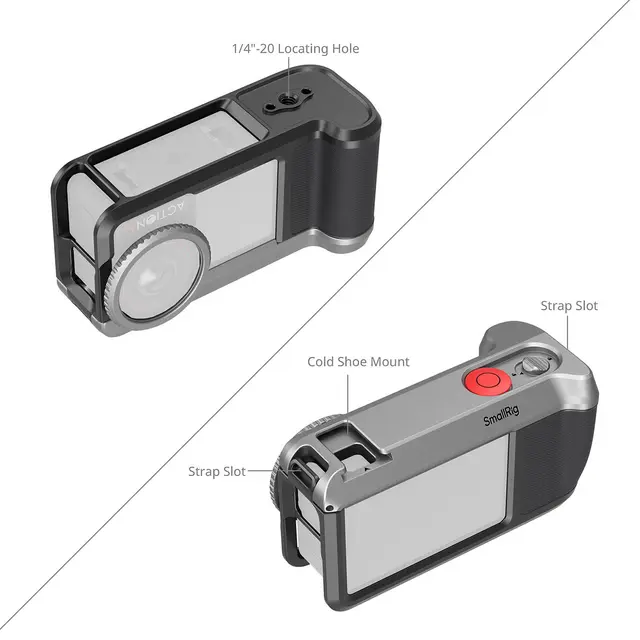 SmallRig 6371 Street Photography Cage For DJI Osmo Action 5 Pro / 4 / 3 