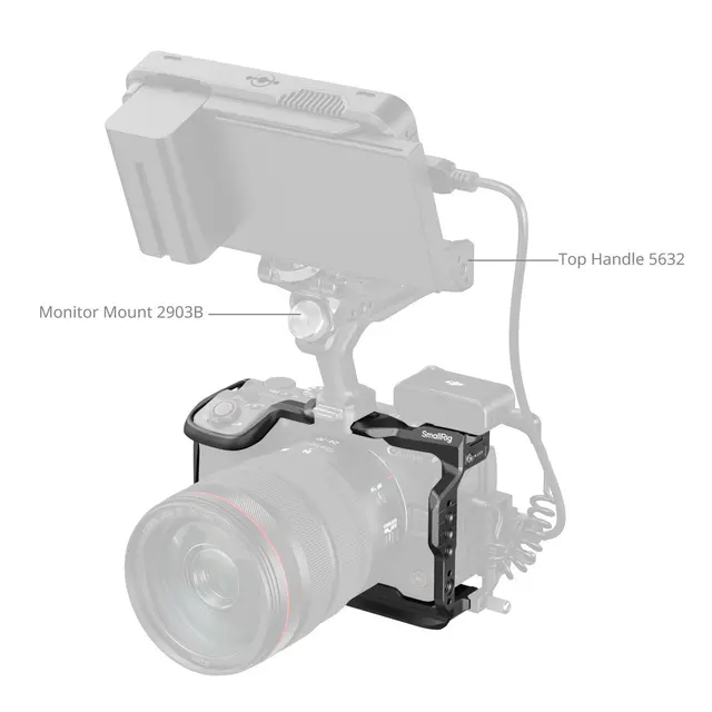 SmallRig 6372 HawkLock QR Cage For Canon EOS R6 V 