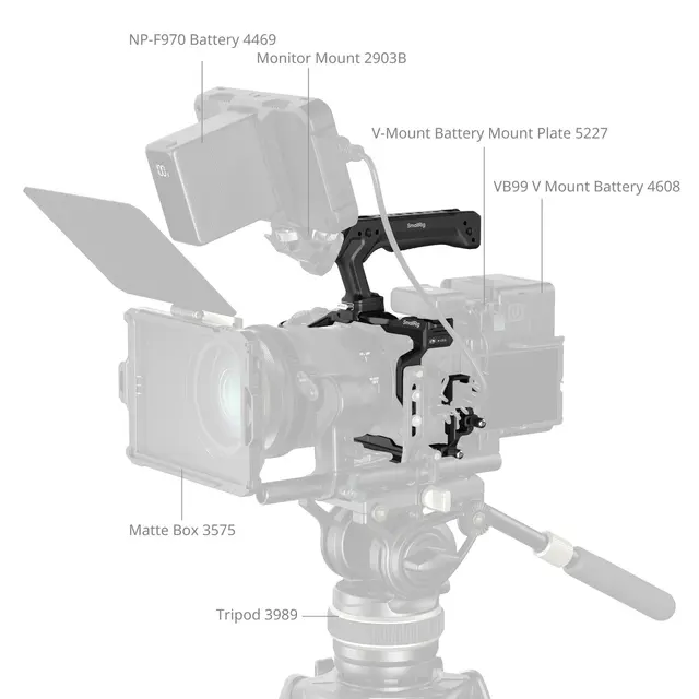 SmallRig 6379 HawkLock QR Cage Kit For Canon EOS R6 V 