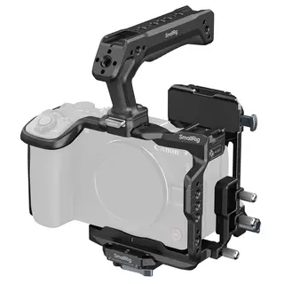 SmallRig 6381 HawkLock QR Cage Kit w/V-Mount Battery Plate. For Canon R6 V