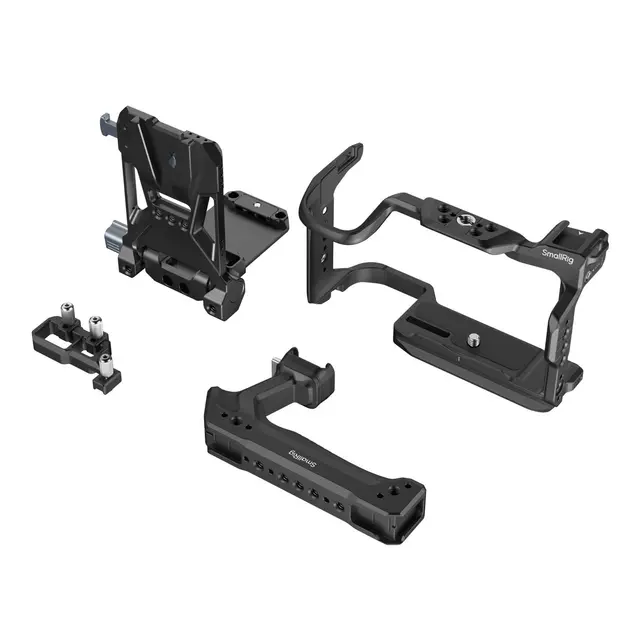 SmallRig 6381 HawkLock QR Cage Kit w/V-Mount Battery Plate. For Canon R6 V 
