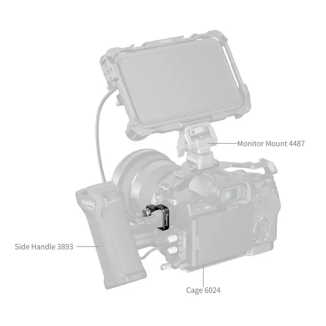 SmallRig 6406 Clamp for HDMI Cable For Sony Alpha 7 V / 7 IV Cages 