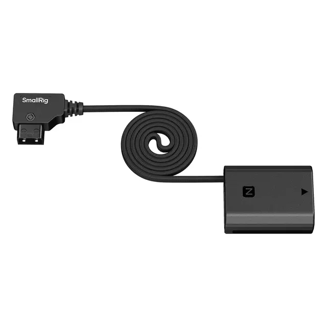 SmallRig 6411 D-Tap to NP-FZ100 Attach Self-Coiling Dummy Battery Power Cable 