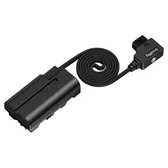 SmallRig 6415 D-Tap to NP-F550 Attacha Self-Coiling Dummy Battery Power Cable