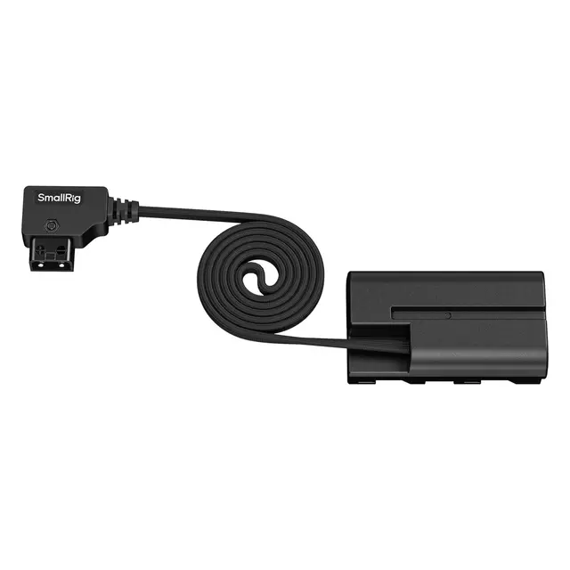 SmallRig 6415 D-Tap to NP-F550 Attacha Self-Coiling Dummy Battery Power Cable 