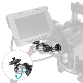 SmallRig 6509 Mini Magic Arm Support Ekstra solid miniarm. Max 3kg, ca 11cm
