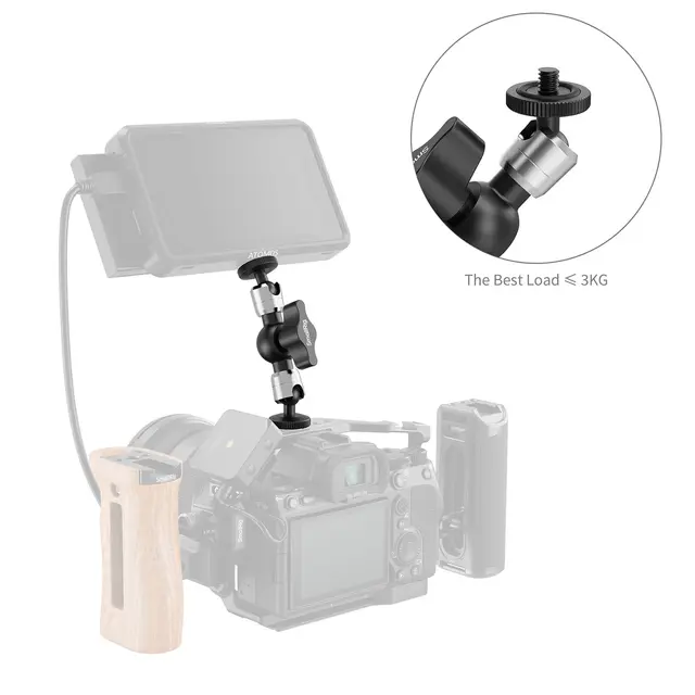 SmallRig 6509 Mini Magic Arm Support Ekstra solid miniarm. Max 3kg, ca 11cm 