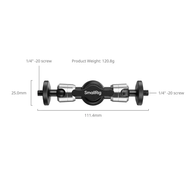SmallRig 6509 Mini Magic Arm Support Ekstra solid miniarm. Max 3kg, ca 11cm 