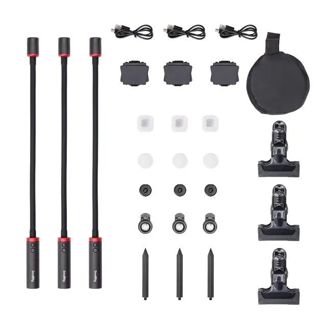 SmallRig 6520 RM 03 Macro Photography LED Video Light Kit 3-pack 