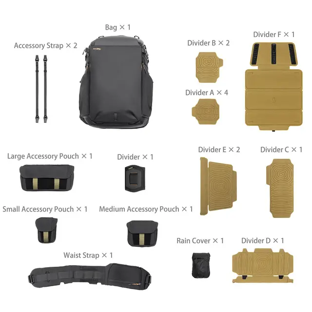 SmallRig 6521 Pro Outdoor Backpack 25L 