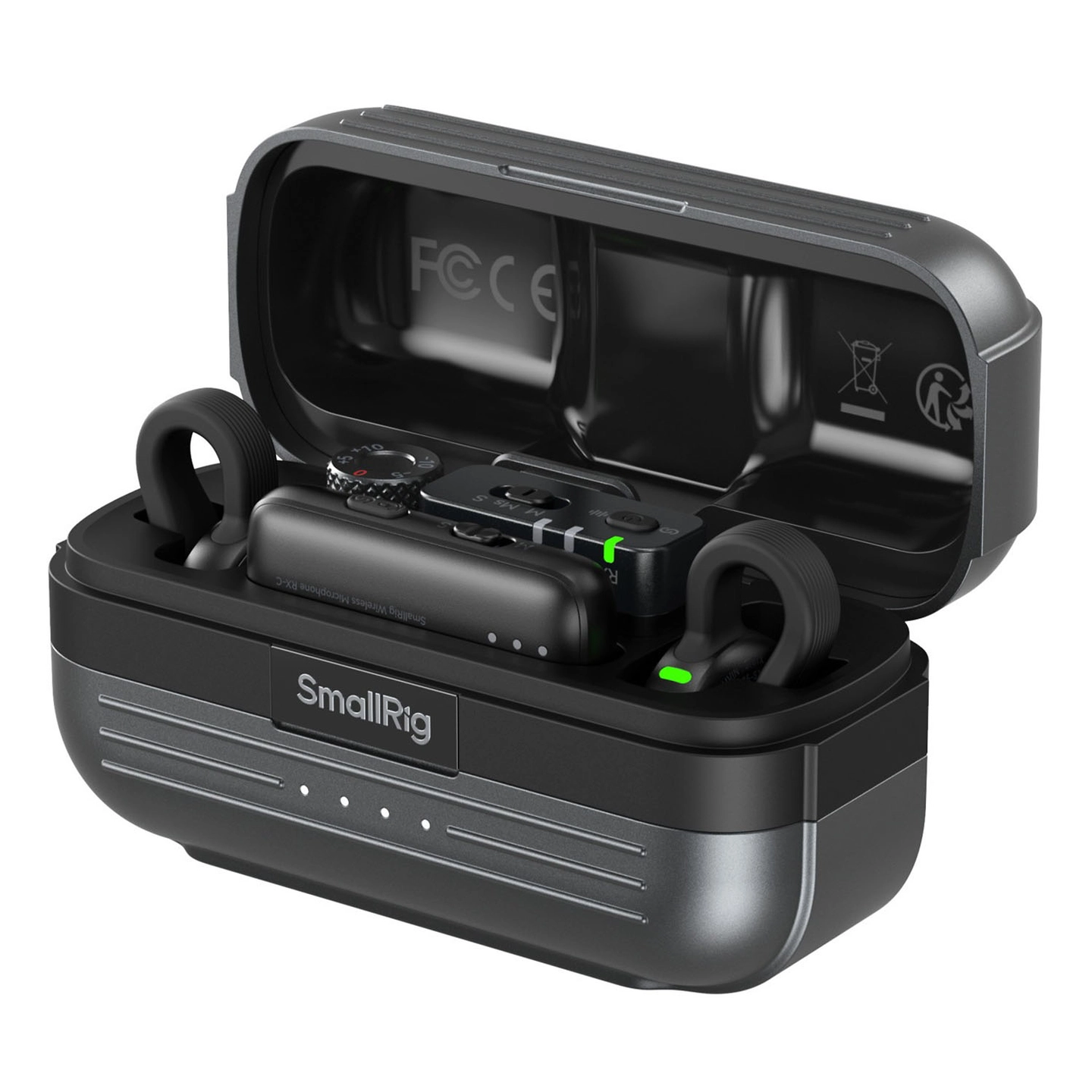 SmallRig 56526 S70 Wireless Microphone With Multi-Device Compatibility. Black