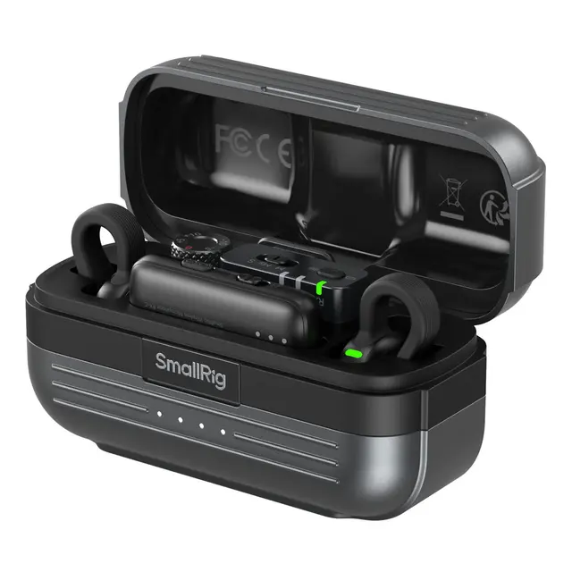 SmallRig 56526 S70 Wireless Microphone With Multi-Device Compatibility. Black 