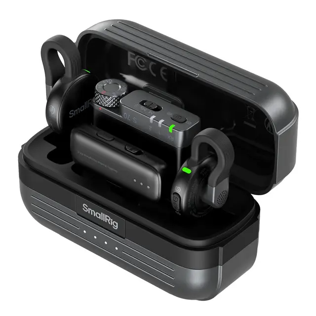 SmallRig 56526 S70 Wireless Microphone With Multi-Device Compatibility. Black 