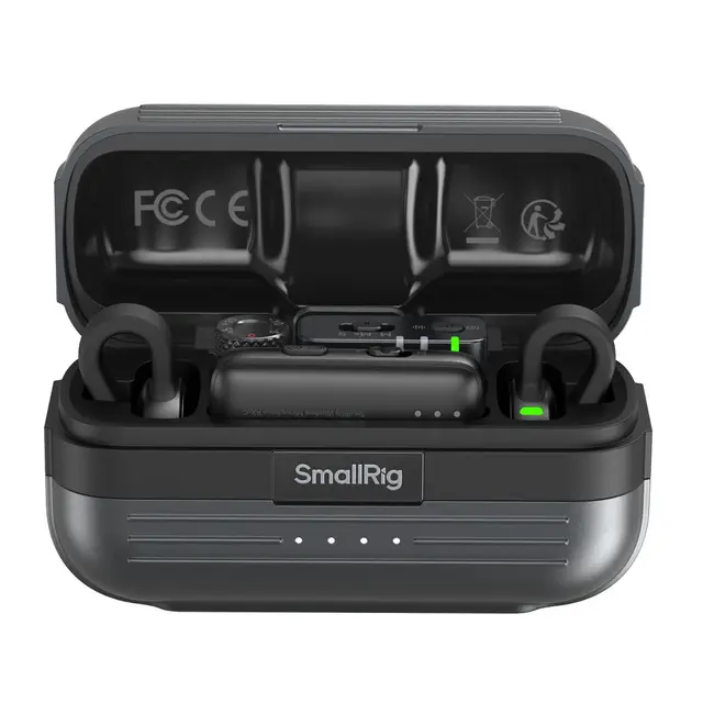 SmallRig 56526 S70 Wireless Microphone With Multi-Device Compatibility. Black 