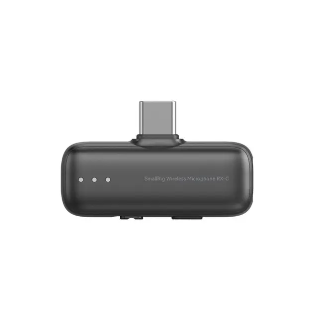 SmallRig 56526 S70 Wireless Microphone With Multi-Device Compatibility. Black 