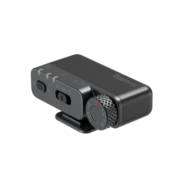 SmallRig 56526 S70 Wireless Microphone With Multi-Device Compatibility. Black 