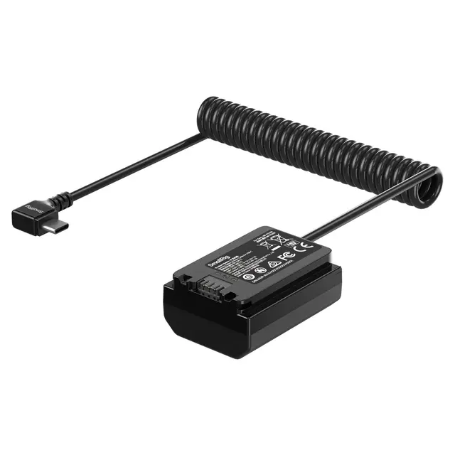 SmallRig 6539 Dummy Battery Cable USB-C For Sony NP-FZ100 