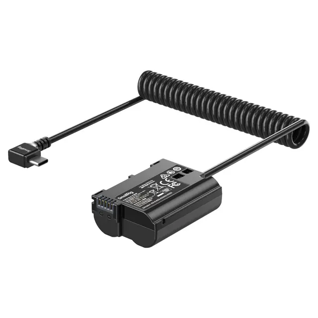 SmallRig 6541 Dummy Battery Cable USB-C For Nikon EN-EL15c 