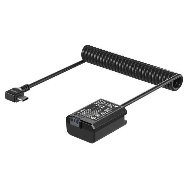 SmallRig 6542 Dummy Battery Cable USB-C For Sony NP-FW50 