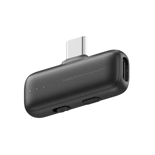 SmallRig 6546 S70-C1 Wireless Microphone With USB-C Adapter for Phones. Black 