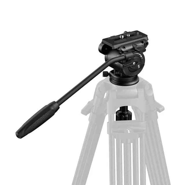 SmallRig 6551 Heavy-Duty Video Head Max 10kg. 75mm kulefeste. Aluminium 