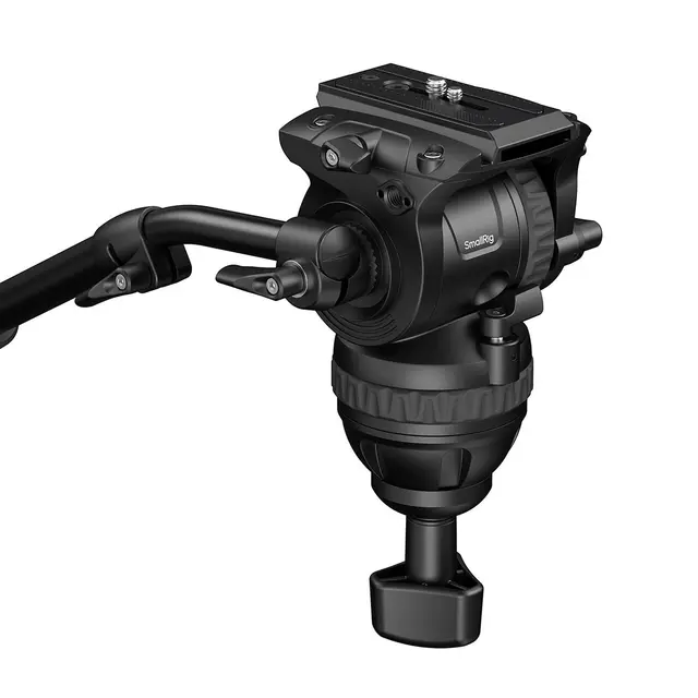 SmallRig 6553 Heavy-Duty Video Head Max 15kg. 75mm kulefeste. Aluminium 