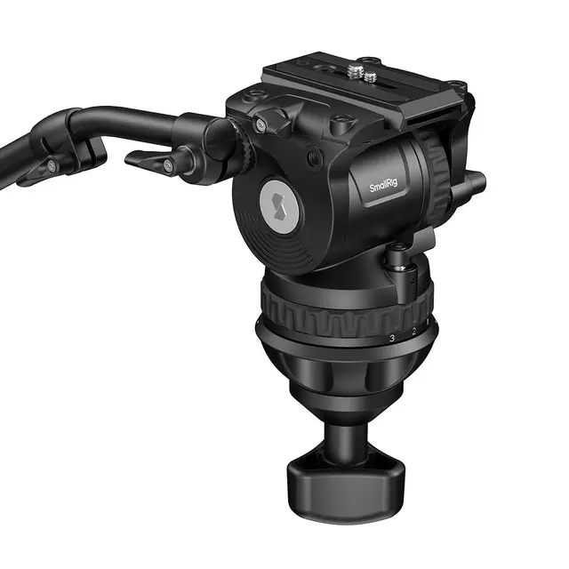 SmallRig 6554 Heavy-Duty Video Head Max 17kg. 100mm kulefeste. Aluminium 