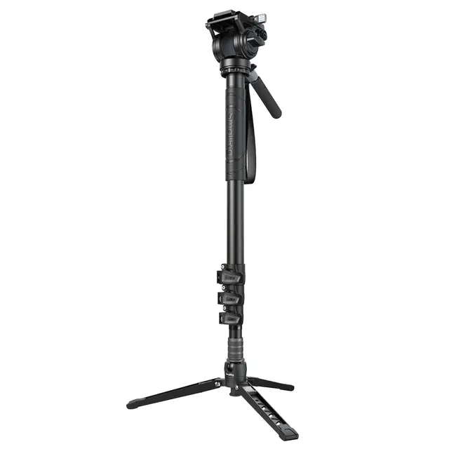 SmallRig 6622 Aluminum Monopod 4 sections, with Videohead 