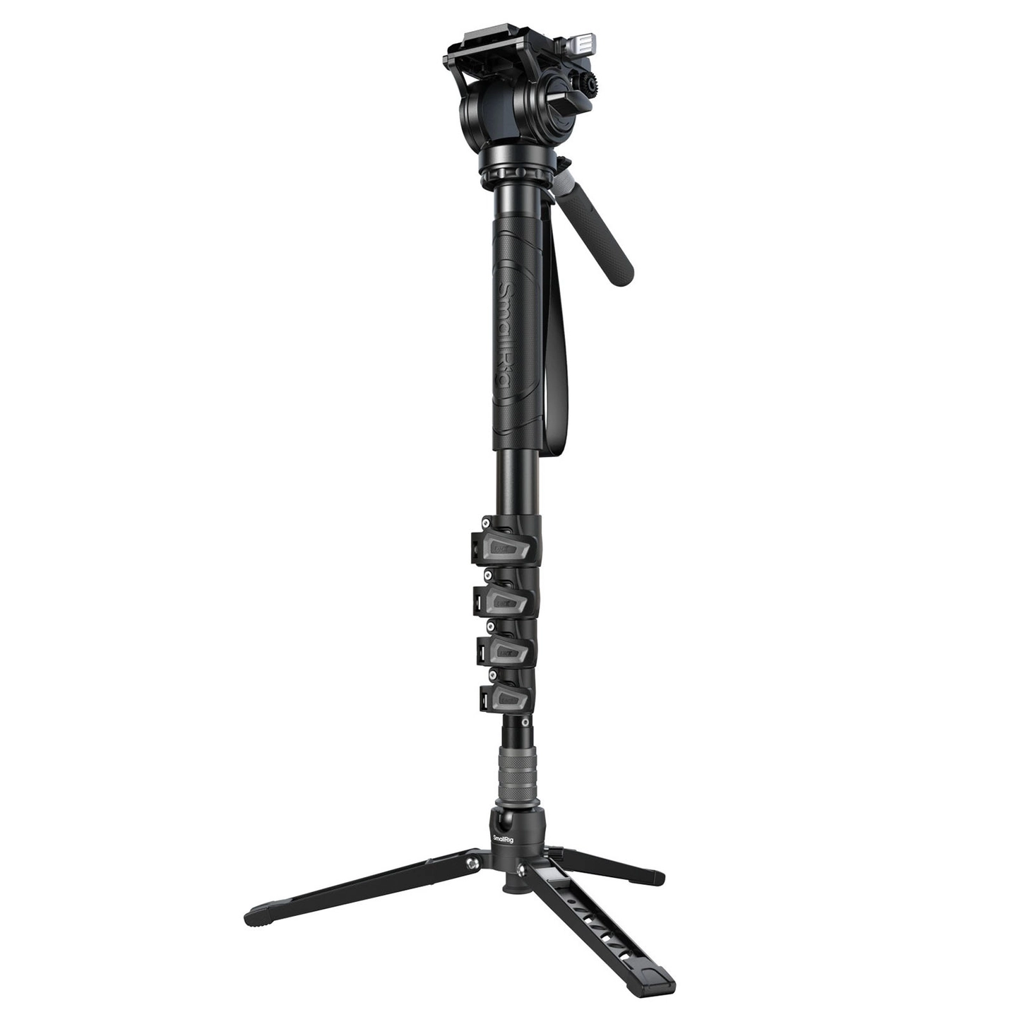SmallRig 6624 Aluminium Monopod 5 sections, with Videohead