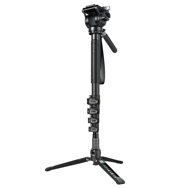 SmallRig 6625 Carbon Fiber Monopod 5 sections, with Videohead 
