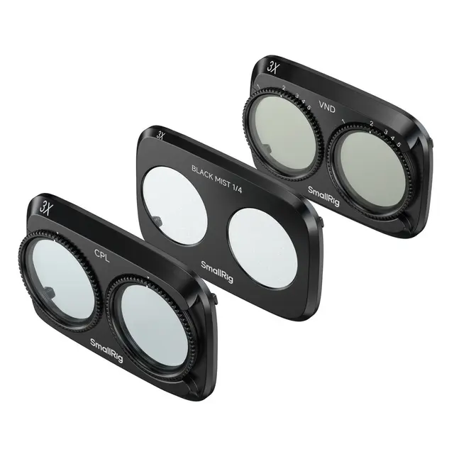 SmallRig 6649 Filter Kit Osmo 4P VND+PL+ VND + Mist 1/4 + CPL DJI Osmo Pocket 4P 