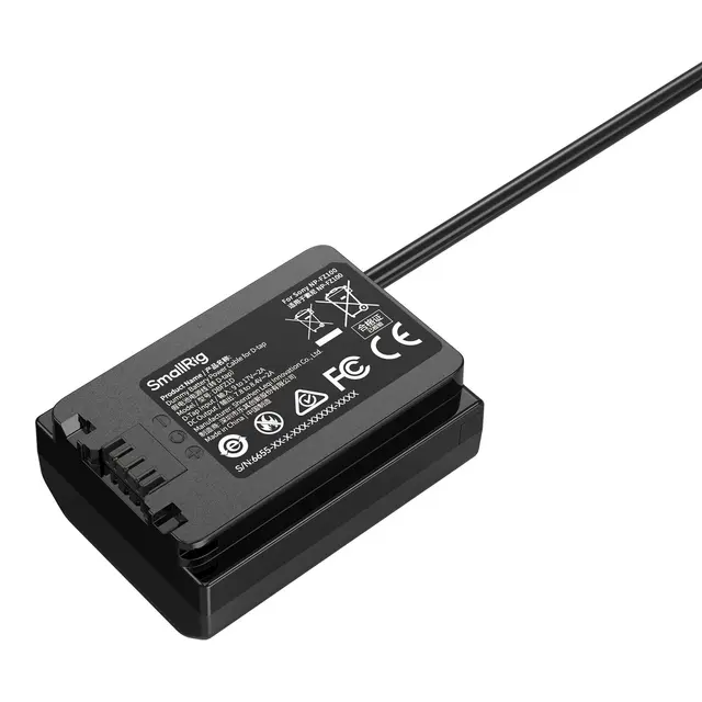 SmallRig 6655 Dummy Battery Cable D-tap For Sony NP-FZ100 