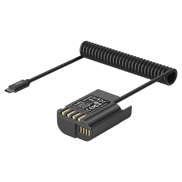 SmallRig 6657 Dummy Battery Cable USB-C For Panasonic DMW-BLK22 