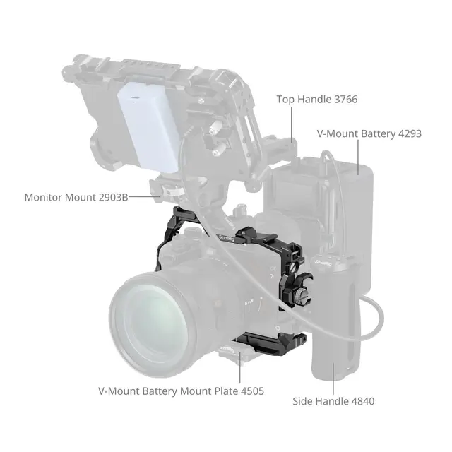 SmallRig 6702 HawkLock QuickRelease Cage For Sony Alpha 7 VI 