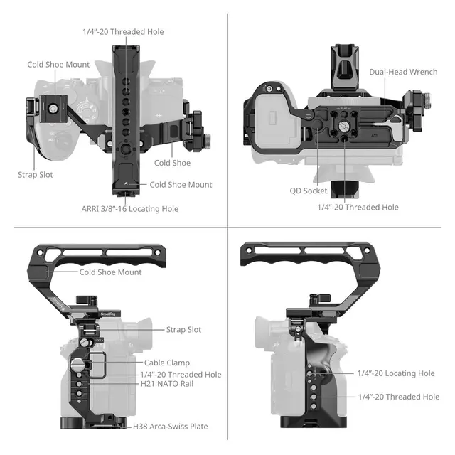 SmallRig 6704 Advanced Cage Kit For Sony Alpha 7 VI 