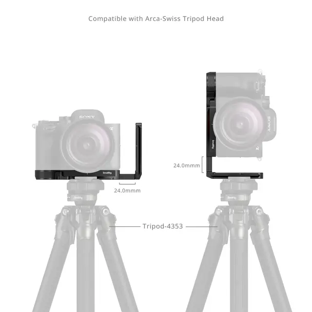 SmallRig 6706 L-Shaped Mount Plate For Sony Alpha 7 VI 