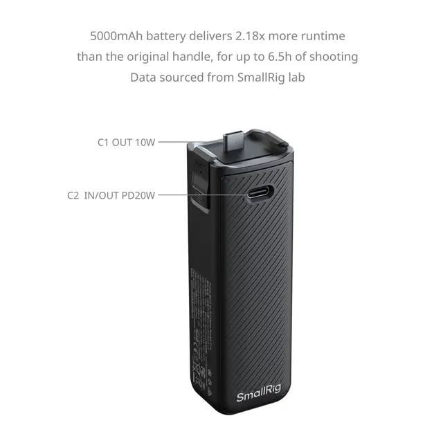 SmallRig 6713 Power Bank For DJI Osmo Pocket 3 / 4 