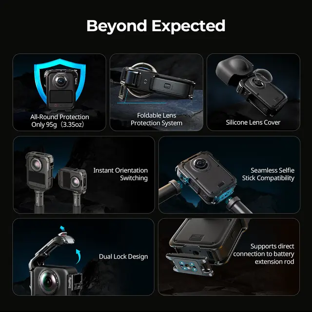 SmallRig 6715 Cage for DJI Osmo 360 II Advanced Edition 