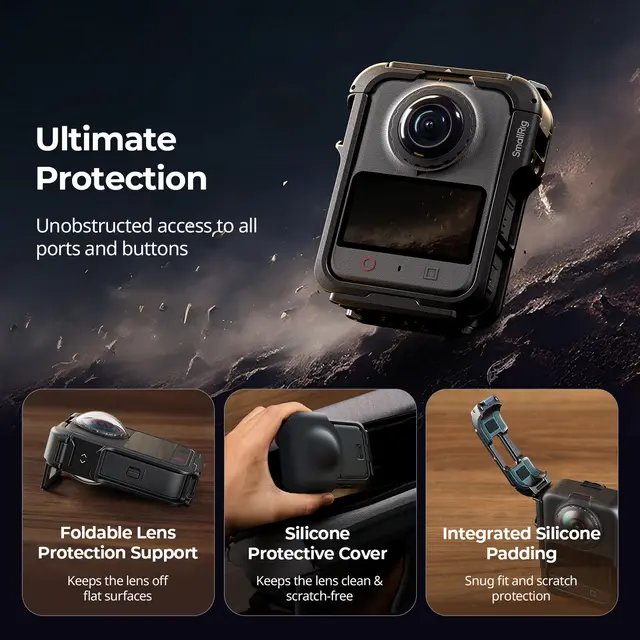 SmallRig 6715 Cage for DJI Osmo 360 II Advanced Edition 
