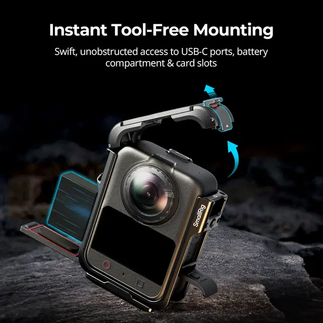 SmallRig 6715 Cage for DJI Osmo 360 II Advanced Edition 