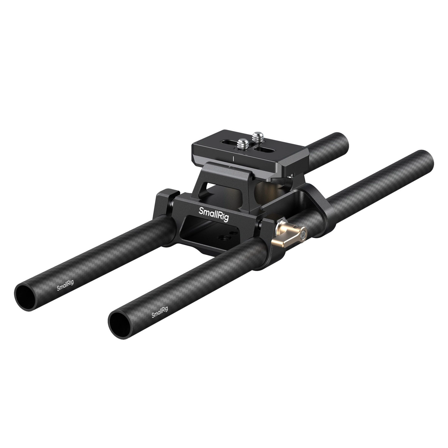 SmallRig 6761 Arca-Type Mount Plate Baseplate 15mm Dual Rod Clamp m/Rør 30cm